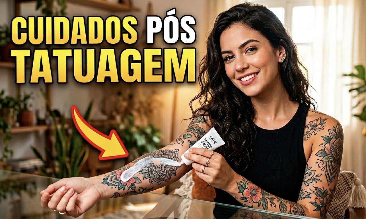 Cuidados pós-tatuagem — guia completo de cicatrização 2026