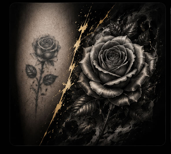 Tatuaje Cover Up — Carlos Tattoo BH