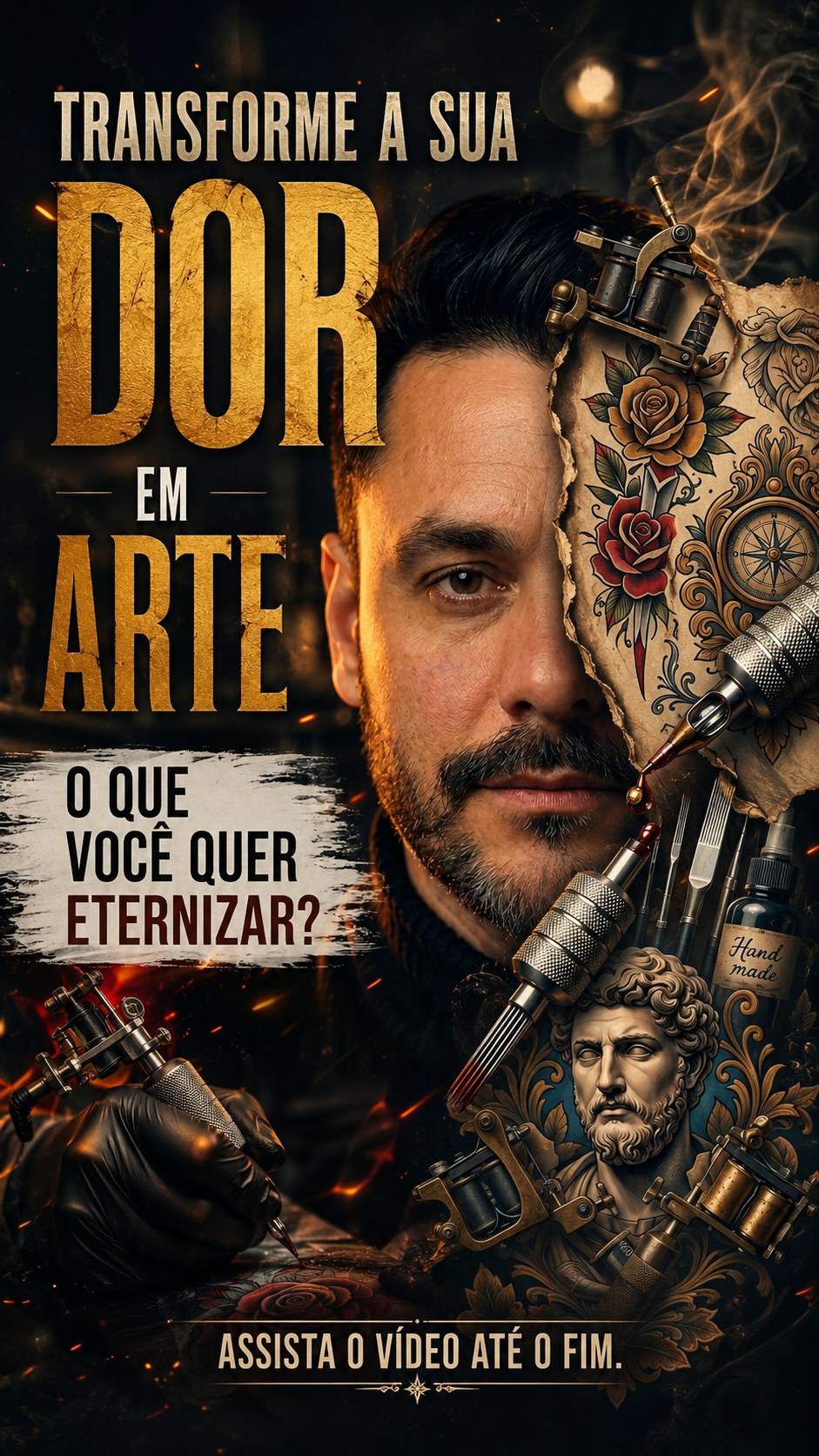 Cicatrizes Transformadas em Arte — Carlos Tattoo BH