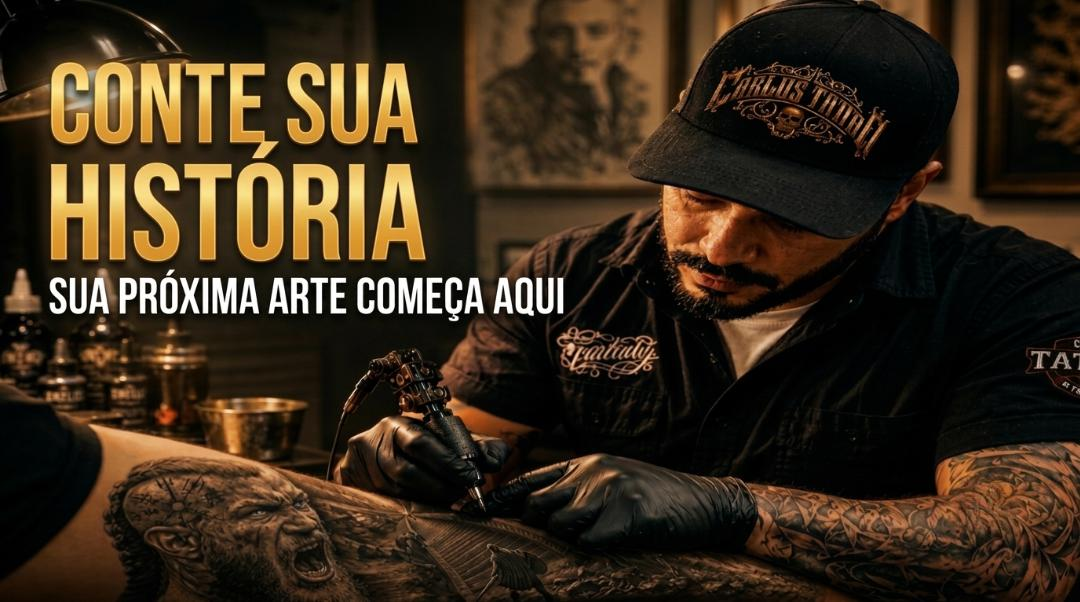 Quero fazer uma tatuagem nova — Carlos Tattoo BH